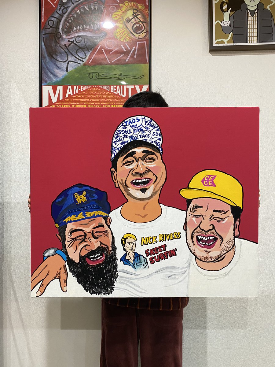 TANSHOKOICHI's tweet photo. YEBISU YA PRO 8周年！
「8」は末広がりと言うことで大事な周年なんです！！！

当日 卓球さんに来てもらえること、この上ない喜びです！！！

いつもと違うチラシが作りたいと、昨年はじめたアクリル絵の具で、7周年のときに撮った自分がでえれー好きな写真を描き半ば強引に使わせていただきました。 https://t.co/ZZhnpTlFZ9
