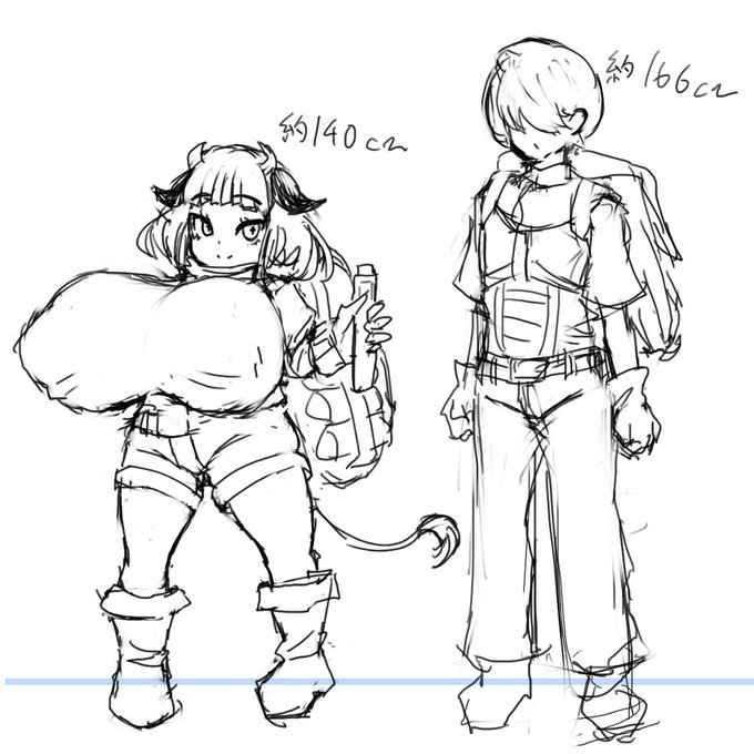 こんなかんじかな ちっちゃいけどたぶん年上 