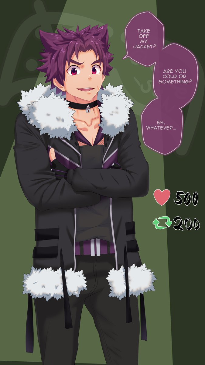 HAPPY BIRTHDAY FOR OUR WOLF BOY!!!! 🥳🎉🥳🎉🥳🎉🥳🎉🥳

Why don't we all celebrate with a lil strip challenge huh?~ Get Yoichi to show off in his birthday suit huh?~ 😏🐺😏🐺😏

<a href="/mikkoukun/">Mikkoukun</a> #CampBuddy #ScoutmasterSeason #BLits