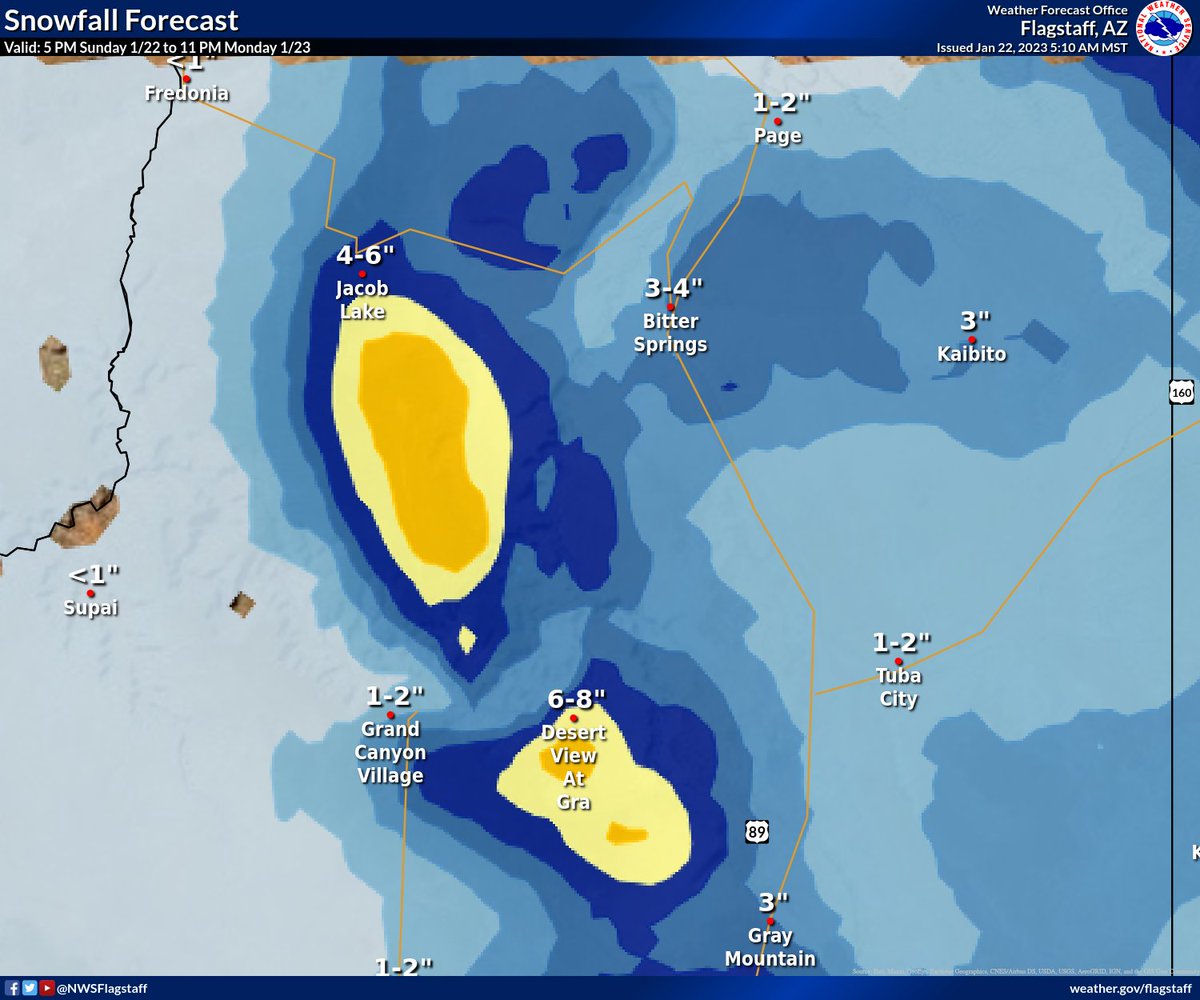 NWSFlagstaff tweet picture