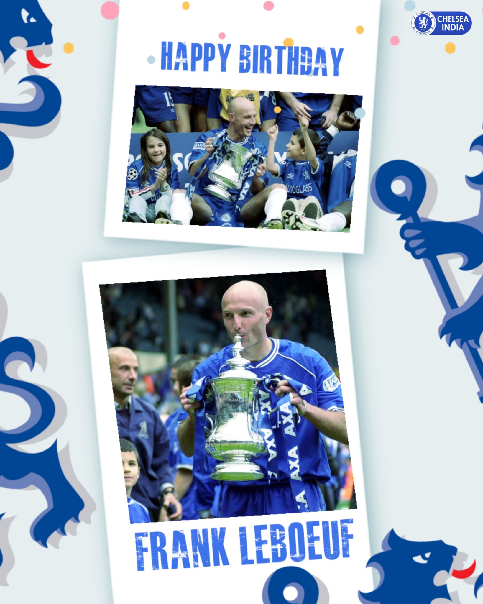 Wishing a very Happy Birthday to one of the Chelsea greats, Frank Leboeuf    