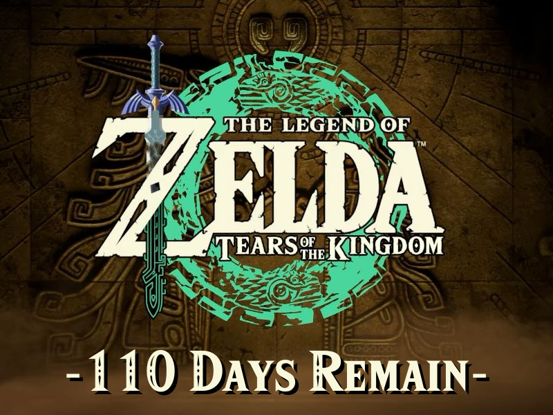 Zelda_Countdown's tweet photo. 110 days until the release of The Legend of Zelda: Tears of the Kingdom! https://t.co/tIoKvtnung