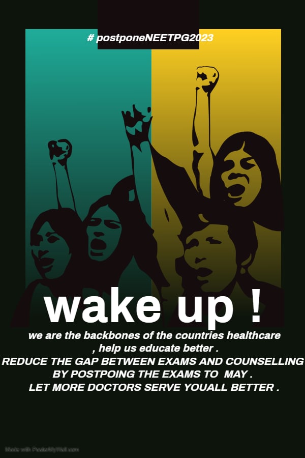 NMCUPDATESS's tweet photo. Hope the Hon. Minister immediately takes steps to alleviate the suffering of the future of medical fraternity in India who have stood as front line warriors in the COVID 19 pandemic.
#Postponeneetpg2023
#UDF https://t.co/pFFW49C6TB