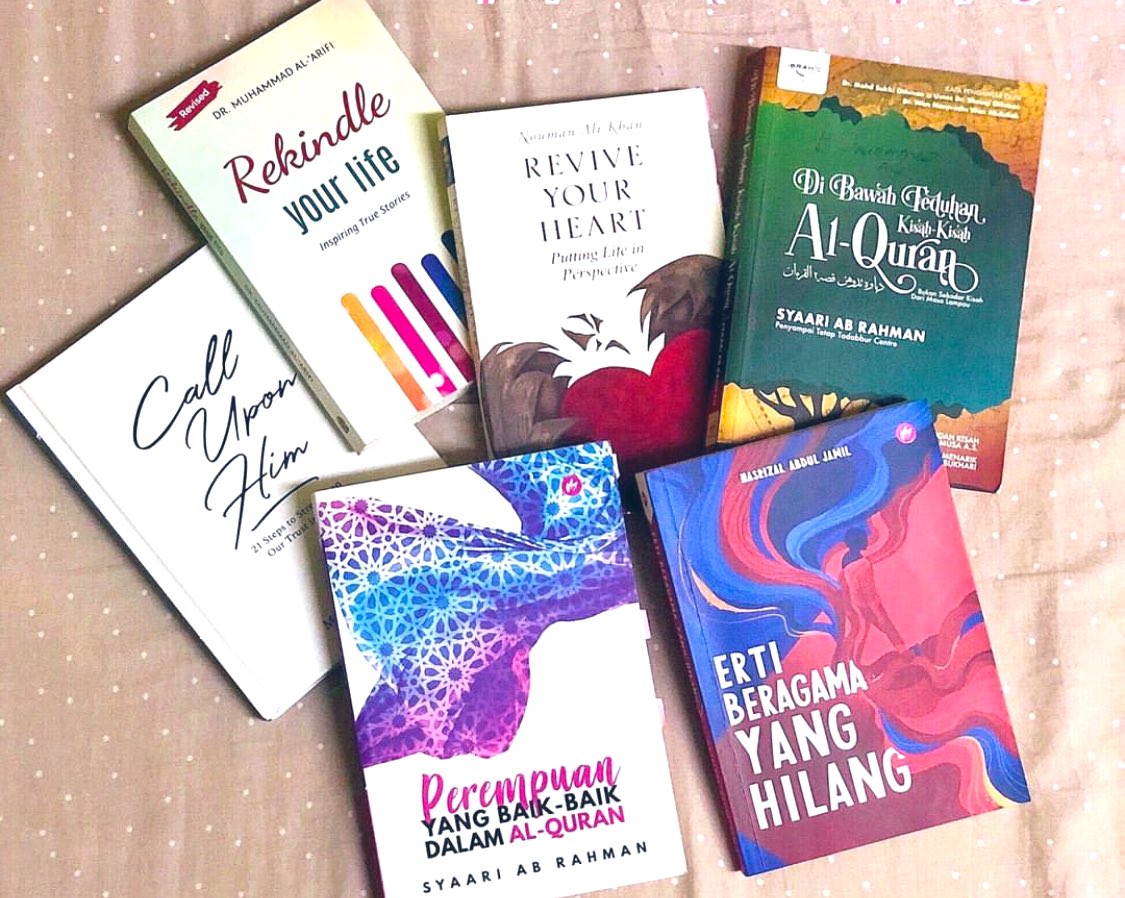 Dah masuk Rejab &amp; we’re counting days to Ramadhan 🤍

So I compilekan beberapa buku yang memang recommended untuk baca sebelum atau semasa Ramadhan nanti 📚

Moga bermanfaat untuk semua.