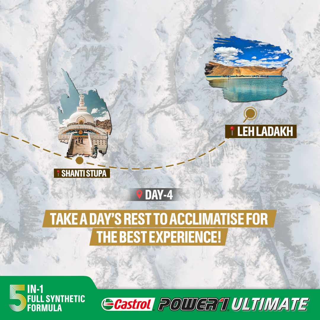 castrolbiking's tweet photo. A trip to Ladakh is every biker's dream and we're to take you one step closer.
Here are some scenic destinations for our fellow ULTIMATE performers to check out on their trip to Ladakh.
#PerformanceThatSurprises #CastrolPOWER1ULTIMATE #FullSyntheticTechnology #Castrol #POWER1 https://t.co/eaaaReOaFu