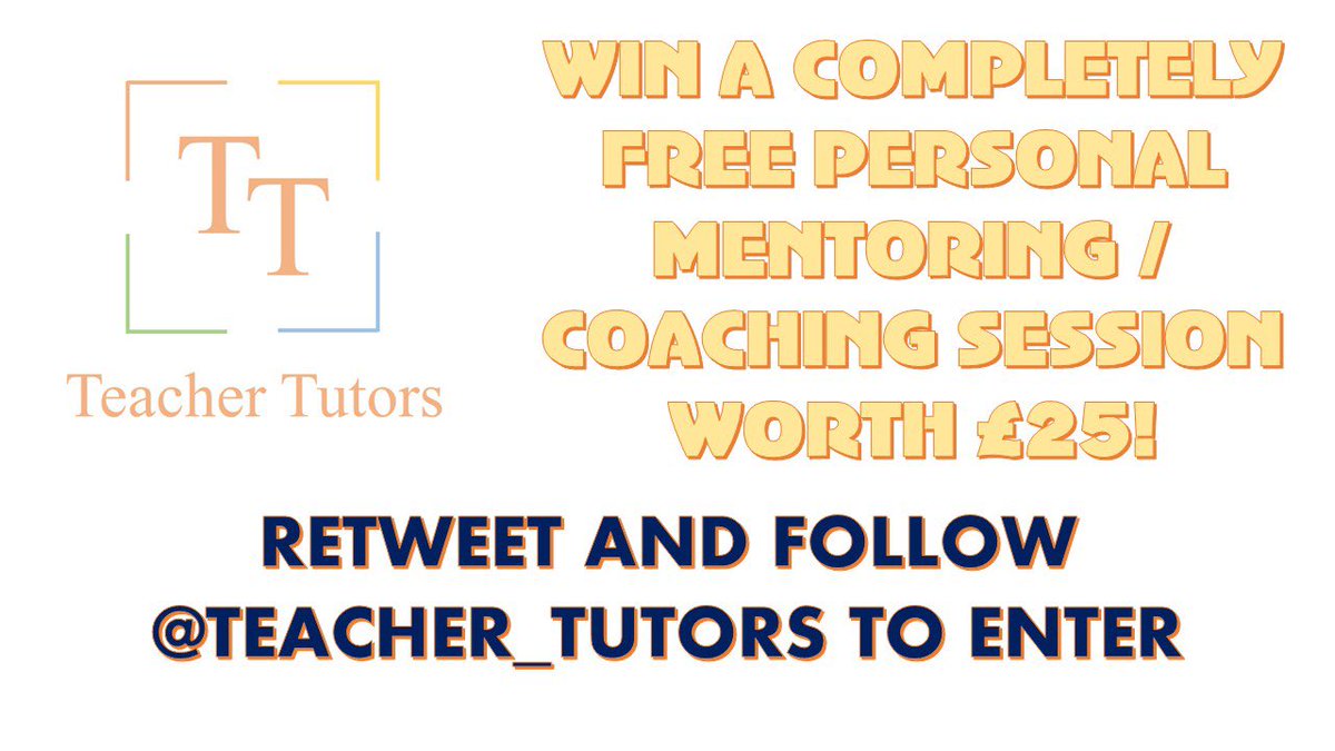 ✨ Giveaway ✨

Part of wellbeing and selfcare is seeking help &amp; support when needed. <a href="/Teacher_Tutors/">Teacher Tutors</a> are offering a lucky winner a FREE coaching session with one of their experts on the subject of your choice. Just follow them &amp; RT by Sunday 29th January to win! ☁️