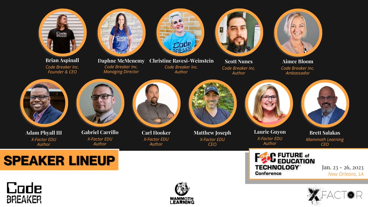 mraspinall's tweet image. Wheels up soon for @fetc! 🙌🏼🦾

Stoked to learn from the amazing:

@MRsalakas @MatthewXJoseph @McMenemyTweets @AJBloom2pnt0 @AskAdam3 @mrhooker @smilelearning @EdTechBites @MrNunesteach @RavesiWeinstein 

Hope to see you there! 

#CodeBreaker 
#XFactorEDU
#MammothEDU 
#FETC