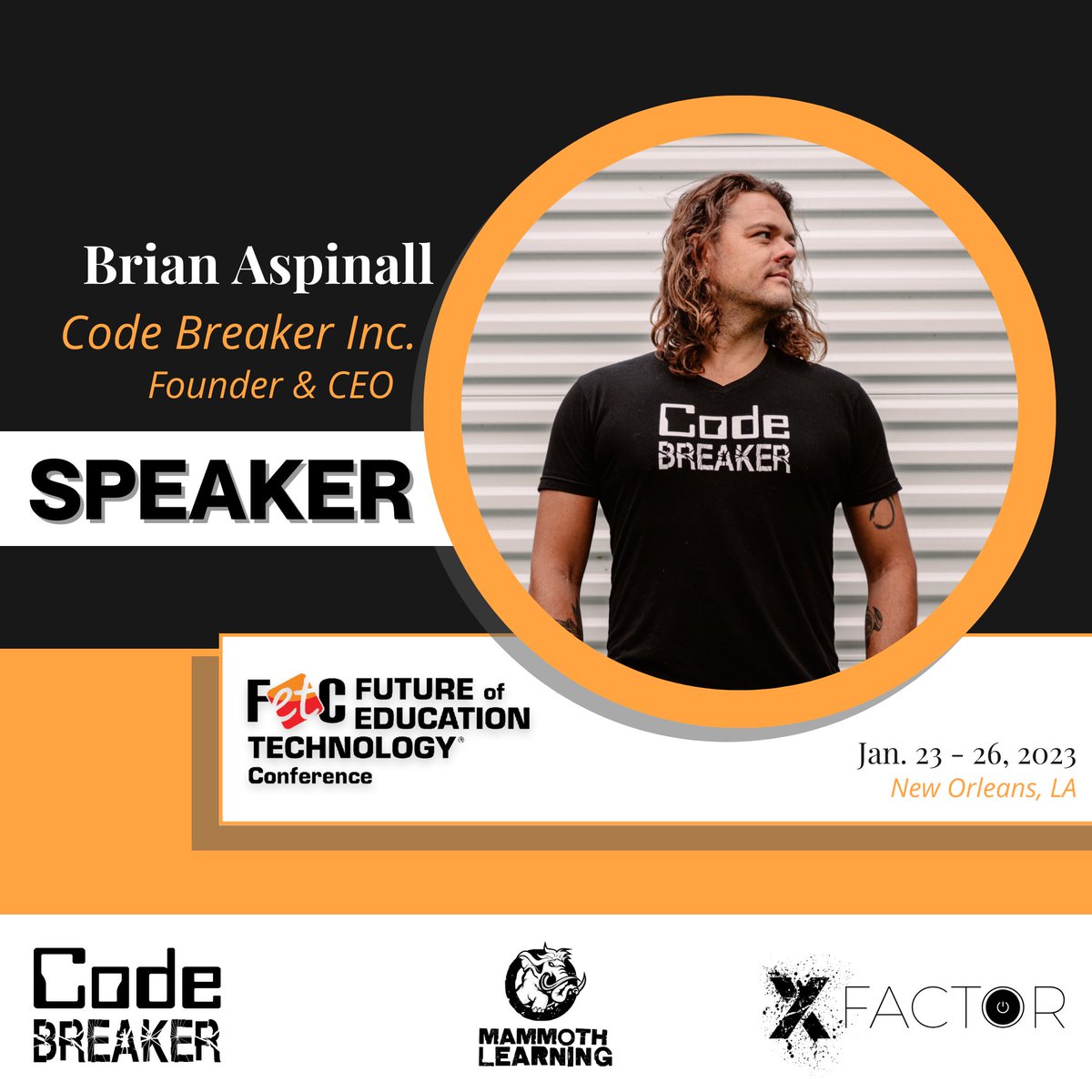 mraspinall's tweet image. Wheels up soon for @fetc! 🙌🏼🦾

Stoked to learn from the amazing:

@MRsalakas @MatthewXJoseph @McMenemyTweets @AJBloom2pnt0 @AskAdam3 @mrhooker @smilelearning @EdTechBites @MrNunesteach @RavesiWeinstein 

Hope to see you there! 

#CodeBreaker 
#XFactorEDU
#MammothEDU 
#FETC