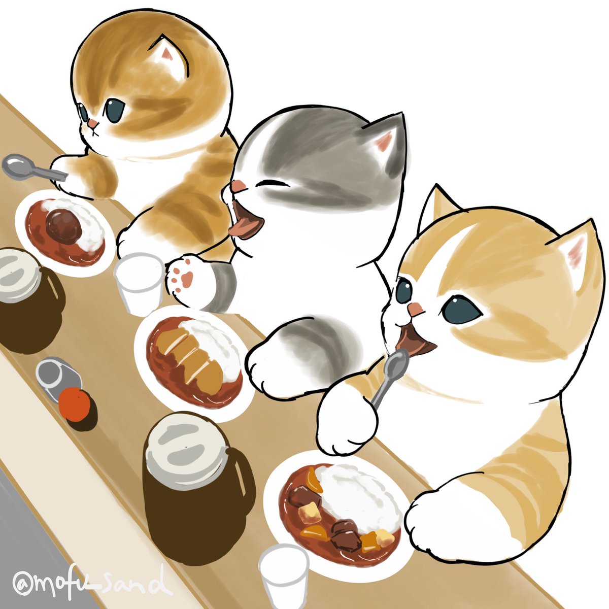 spoon no humans food cat animal focus holding spoon rice  illustration images