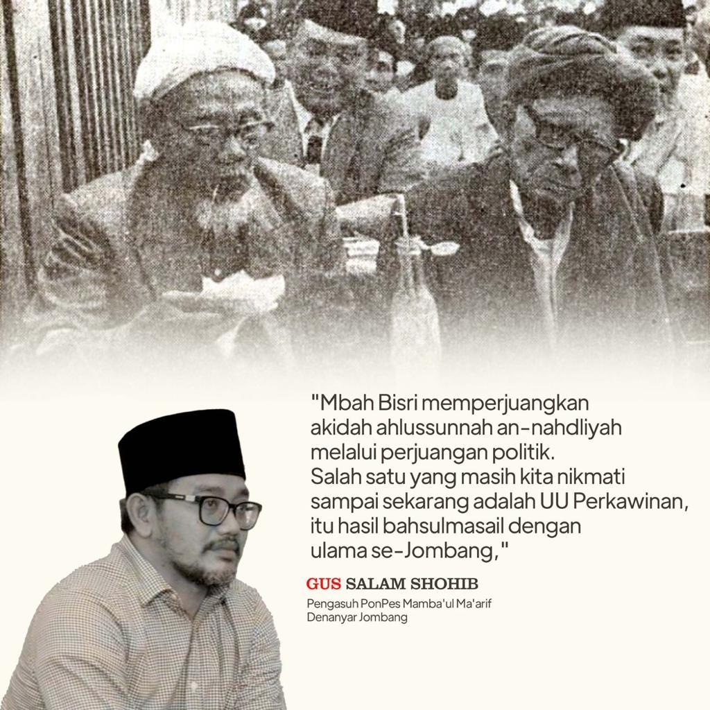 GadingRamdan's tweet photo. Kyai Bisri Syamsuri
Satu Abad NU https://t.co/hNze8NpiS3
