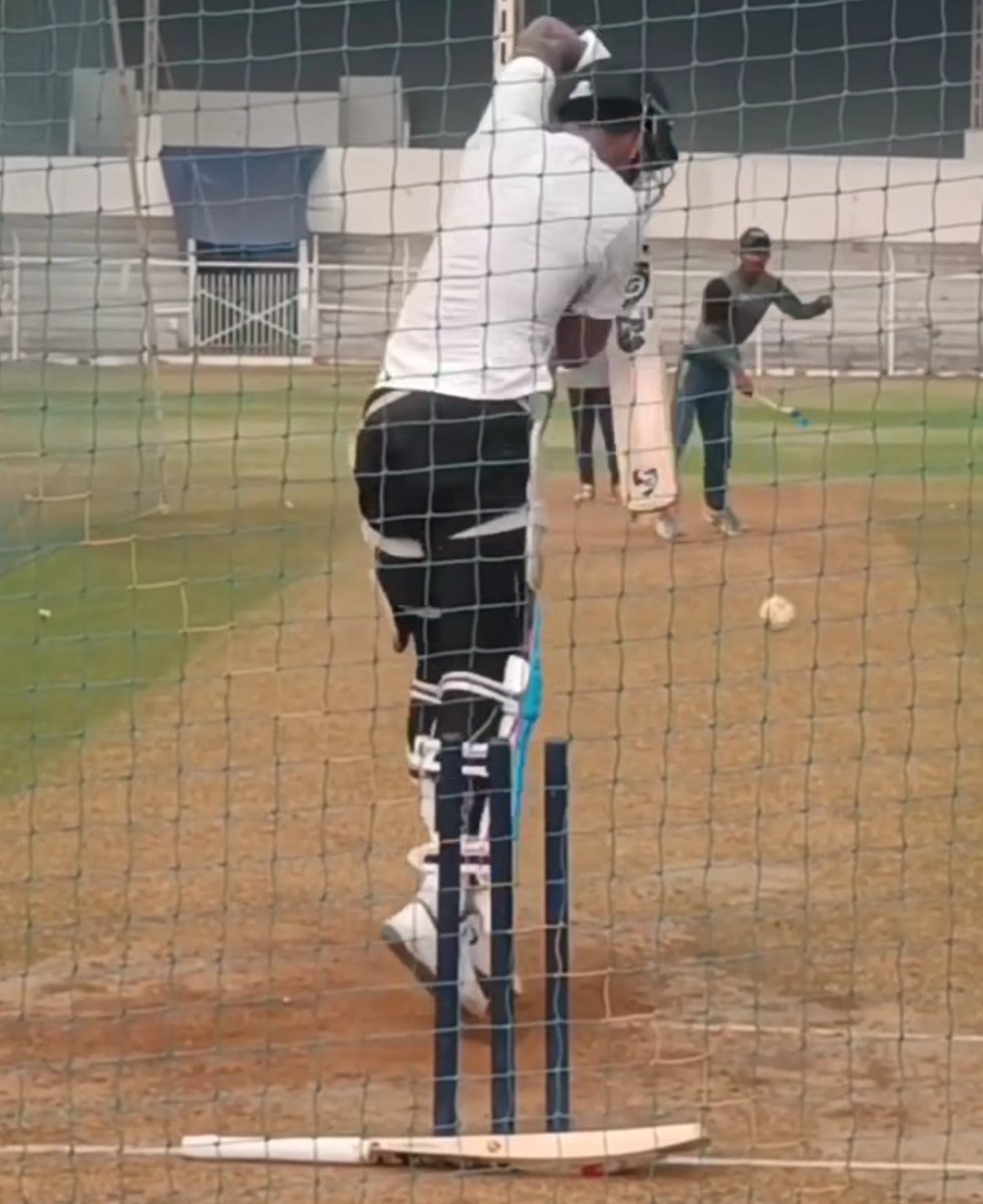 Juman Sarma on Twitter "A few days back, K L Rahul had a good net
