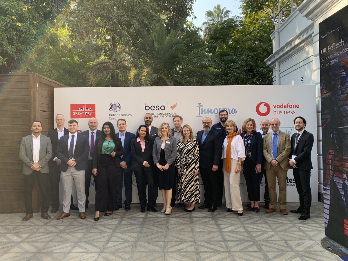 Meet the team - big shout out to the companies joining us for this week’s  @tradegovuk mission to Egypt and Morocco <a href="/2SimpleSoftware/">2Simple 💻</a> <a href="/ThisIsCentury/">CENTURY Tech</a> <a href="/CESHoldings/">CES Holdings ltd</a> <a href="/CharangaMusic/">CharangaMusic</a> @Comm_BrandsUK @everybodycount2 <a href="/NetSupportGroup/">NetSupport</a> <a href="/OrielSquare/">Oriel Square</a> <a href="/PlanetBOFA/">Planet BOFA</a> <a href="/RenLearn_int/">Renaissance International</a> <a href="/tes/">Tes magazine</a>