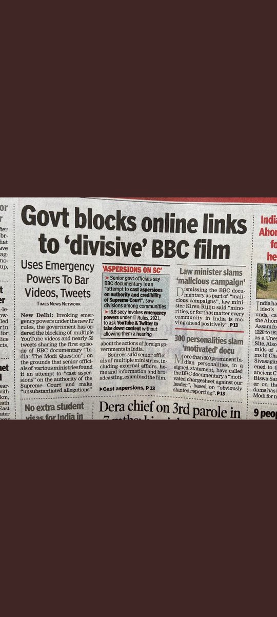 SAKwrites_'s tweet image. Just another day where obscene films get promoted, and documentaries get censored🙄
#BBCdocumentry #BBCDocumentaryRow