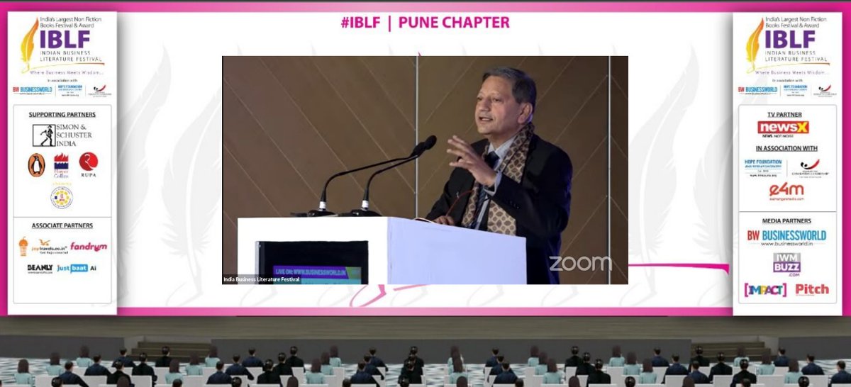 BWBusinessworld's tweet image. Live: @Connectsanjeev, Former Director, Lal Bahadur Shastri National Academy Of Administration talking about his book 'We the People of the States of Bharat' at Indian Business Literature Festival #PuneChapter #IBLF 

Join On: bwevents.co.in/india-business…