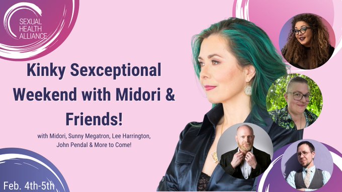 Join me Feb 4th-5th for @SWSexualHealth &lsquo;s Virtual Kinky Sexceptional Weekend with @PlanetMidori &amp; Friends<a class="tags" target="_blank" title="On Twitter" href="/?out=eyJ0eXAiOiJKV1QiLCJhbGciOiJIUzUxMiJ9.eyJpYXQiOjE3MjU0MTg3NzEsImlzcyI6InR3cG9ybnN0YXJzLmNvbSIsIm5iZiI6MTcyNTQxODc3MSwiZXhwIjoxNzU2OTU0NzcxLCJyZWRpcmVjdF91cmwiOiJodHRwczovL3R3aXR0ZXIuY29tL1NXU2V4dWFsSGVhbHRoIn0.q-uRyZWZGTCnfNJEqewkZulfoOLy1Sz0EIS_OaOw_-L98n2-Eiisck8XsYLQ1lTy-cuNrxrMlEbqsz71ErFDyQ">@SWSexualHealth</a><a href="/tag/humansexuality"class="tags"><span>#humansexuality</span></a><a href="/tag/bdsmcommunity"class="tags"><span>#bdsmcommunity</span></a><a href="/tag/kinkawarether"class="tags"><span>#kinkawarether</span></a>