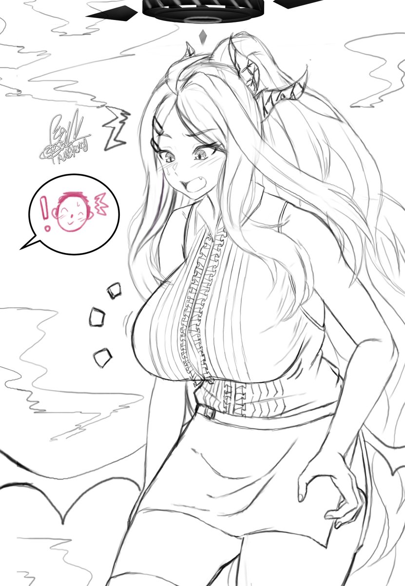 IF 成長ver. ホシノ, ヒナ rkgk  🫣😳
#ブルアカ #ブルーアーカイブ 