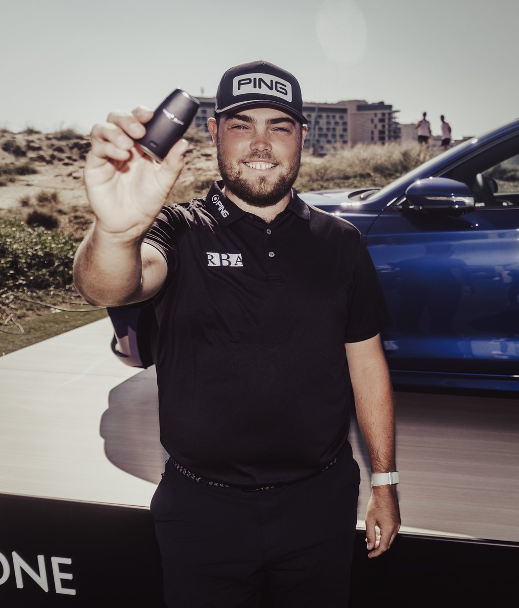 🚨 HOLE-IN-ONE 🚨

<a href="/DanJBradbury/">Dan Bradbury</a> wins a Genesis G70 Shooting Brake 2.0 Sport after holing out from 201 yards at the 17th. 

#ADGolfChamps | #RolexSeries