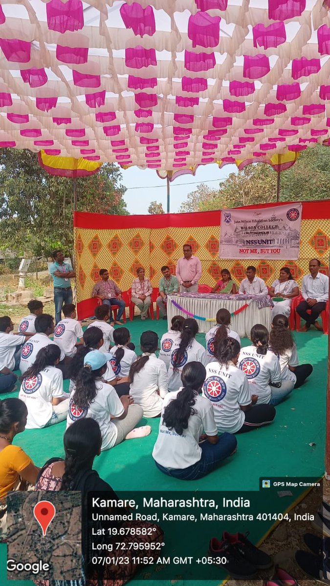 nss_unit_wilson's tweet photo. NSS special camp (day 1) was inaugurated at ‘Vave pada’ by the hands of Sarpanch Sau. Vaishnavi Padawale, Upsarpanch Shri. Sandip Chavhan and Gramsevak Shri. Chandrakant Patil on 7th January 2023.
#nss #nsscamp #nssunitofwilsoncollege #Palghar #Varkhunti https://t.co/udtwhH8IT9