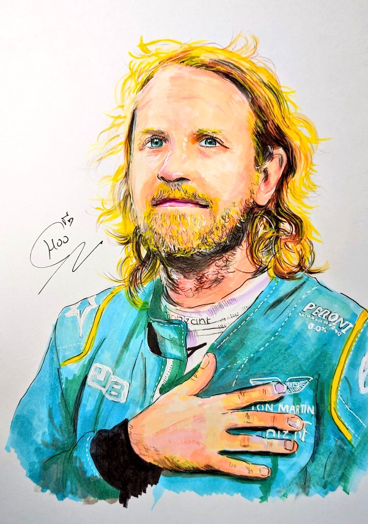 DankeSEB🫶
胸いっぱいの感謝をこめて💕
#Dankeseb 
@AstonMartinF1
painter·Hoo🎨
#SV5 #VET5 #sebastianvettel #AstonMartin #astonmartinf1 #AMR22 #IAMF1 #seb5 #vettel #F1 #weraceasone #painting #illustration #ベッテル #abudhabigp #IAMCREATIVITY #togetherwecreate #THEFINALLAP