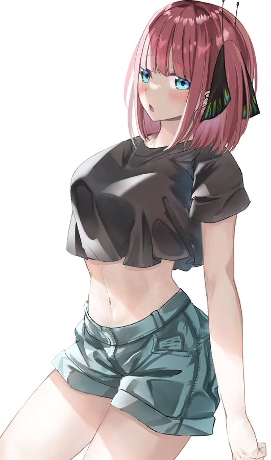 猫タシさんがTwitterに投稿した中野二乃(五等分の花嫁)のイラスト。