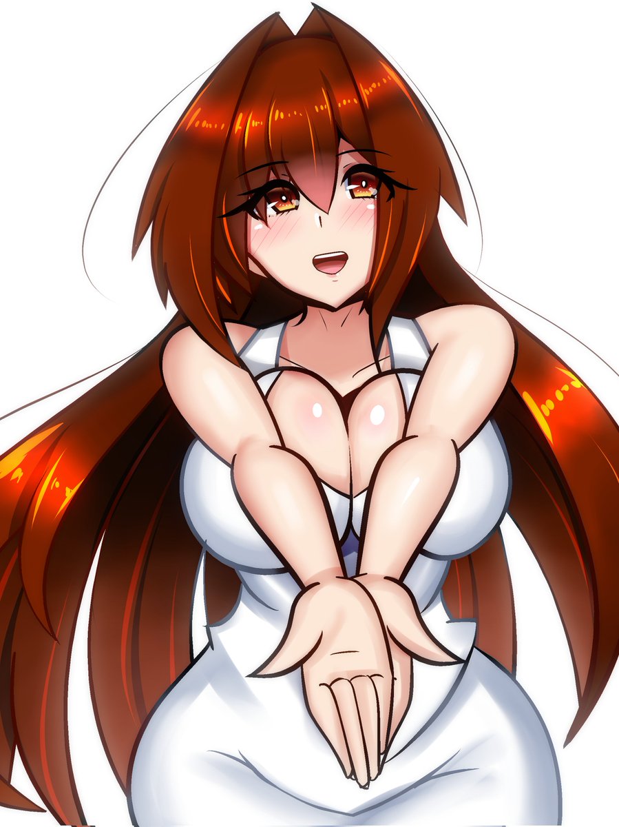 うちの子ましろちゃんを描きました!!
看板娘です。 