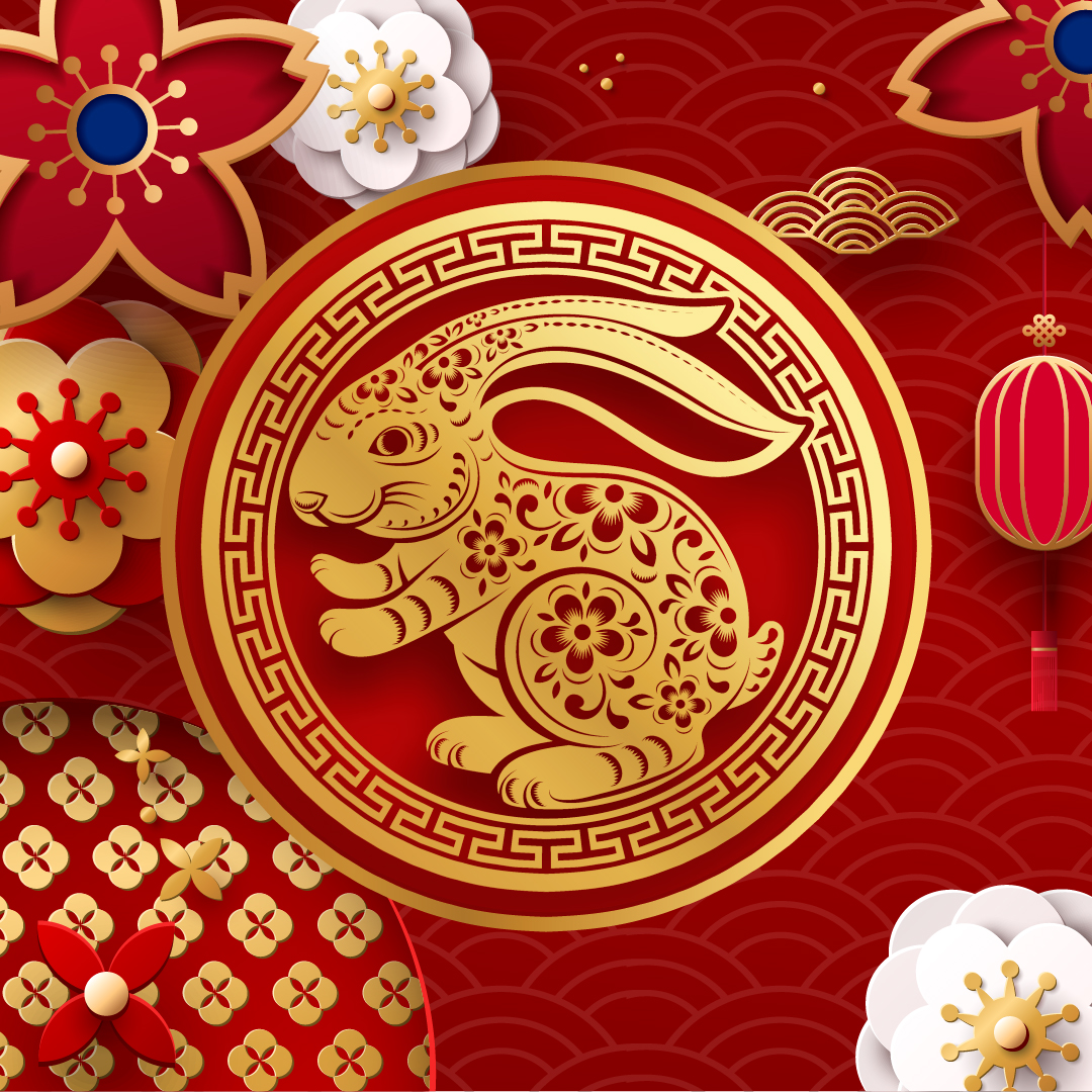 Happy Chinese New Year! Luck, happiness, and good fortune to you and yours in the Year of the Rabbit!