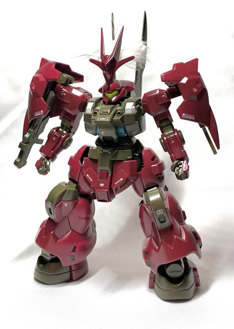 以前作ったグエルディランザです。
写真撮り直しました。
#水星の魔女Noガンダム祭 