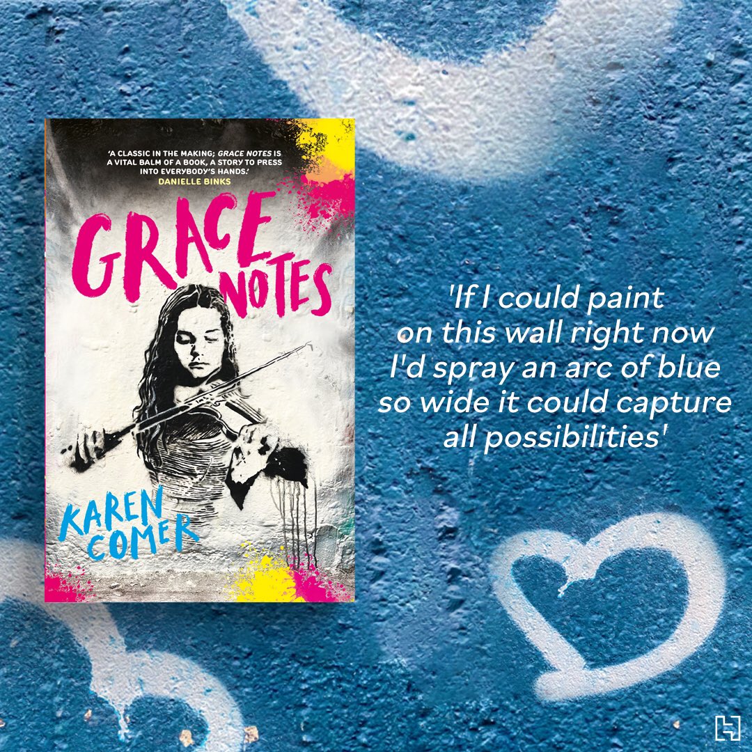 KComer_writer's tweet photo. These are Crux’s words - he wants more space to paint than his family’s garage wall.
10 days until Grace Notes is out in the world on Feb 1st! https://t.co/K0iLxzZ8Sl
