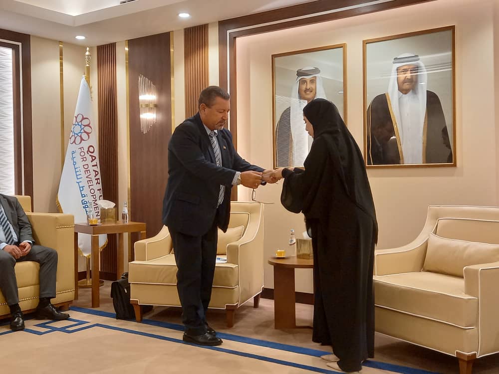 Con la Directora de América, Europa y Medio Oriente, del Fondo Qatari, para el Desarrollo, sostuvimos importante intercambio, sobre el proyecto de Rehabilitación Moderada Integral de los Sistemas de Acueducto y Alcantarillado de la Ciudad de Pinar del Río #CubaVive #INRHCuba