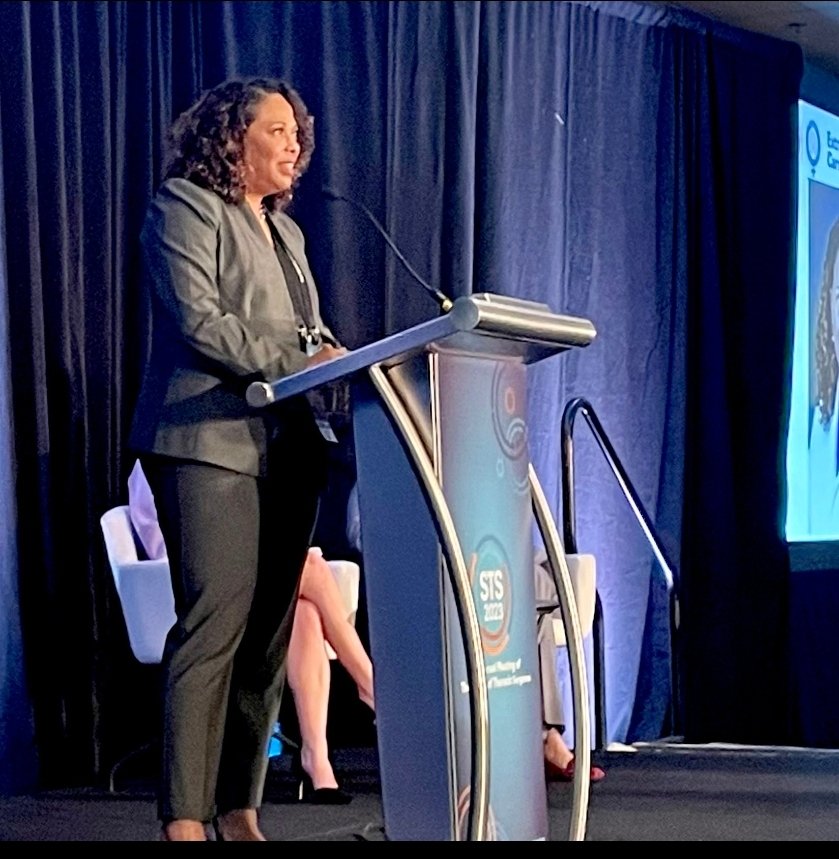 Dr. Laxmi Mehta (@drlaxmimehta) on Twitter photo Congratulations to our ELAM class of 2023 co-fellow <a href="/leahbackhusmd/">Leah Backhus MD MPH FACS</a> for receiving the <a href="/STS_CTsurgery/">The Society of Thoracic Surgeons</a> Extraordinary Women in Cardiothoracic Surgery Award! #TheFaceofCTSurgery <a href="/StanfordMed/">Stanford Medicine</a>
<a href="/WomenInThoracic/">WomenInThoracicSurg</a>
@ELAMProgram <a href="/NancyDSpector/">Nancy Spector</a> <a href="/HeartBobH/">Robert Harrington</a> <a href="/roberthiggins32/">Robert Higgins, MD, MSHA</a> <a href="/TomVargheseJr/">Tom Varghese Jr. MD, MS, MBA, FACS, MAMSE šŗšø</a> Congratulations to our ELAM class of 2023 co-fellow <a href="/leahbackhusmd/">Leah Backhus MD MPH FACS</a> for receiving the <a href="/STS_CTsurgery/">The Society of Thoracic Surgeons</a> Extraordinary Women in Cardiothoracic Surgery Award! #TheFaceofCTSurgery <a href="/StanfordMed/">Stanford Medicine</a>
<a href="/WomenInThoracic/">WomenInThoracicSurg</a>
@ELAMProgram <a href="/NancyDSpector/">Nancy Spector</a> <a href="/HeartBobH/">Robert Harrington</a> <a href="/roberthiggins32/">Robert Higgins, MD, MSHA</a> <a href="/TomVargheseJr/">Tom Varghese Jr. MD, MS, MBA, FACS, MAMSE šŗšø</a>