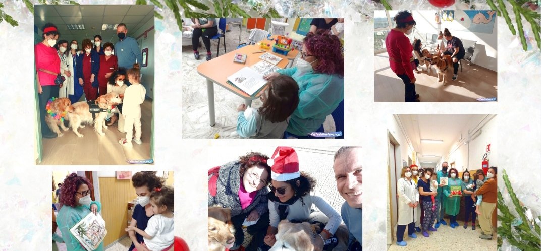 dibvin's tweet photo. Il Natale in corsia di #cittadellinfanzia nei reparti di Pediatria della provincia BAT con le #lettureincorsia e la #pettherapy https://t.co/ZZ5ALZVlkc