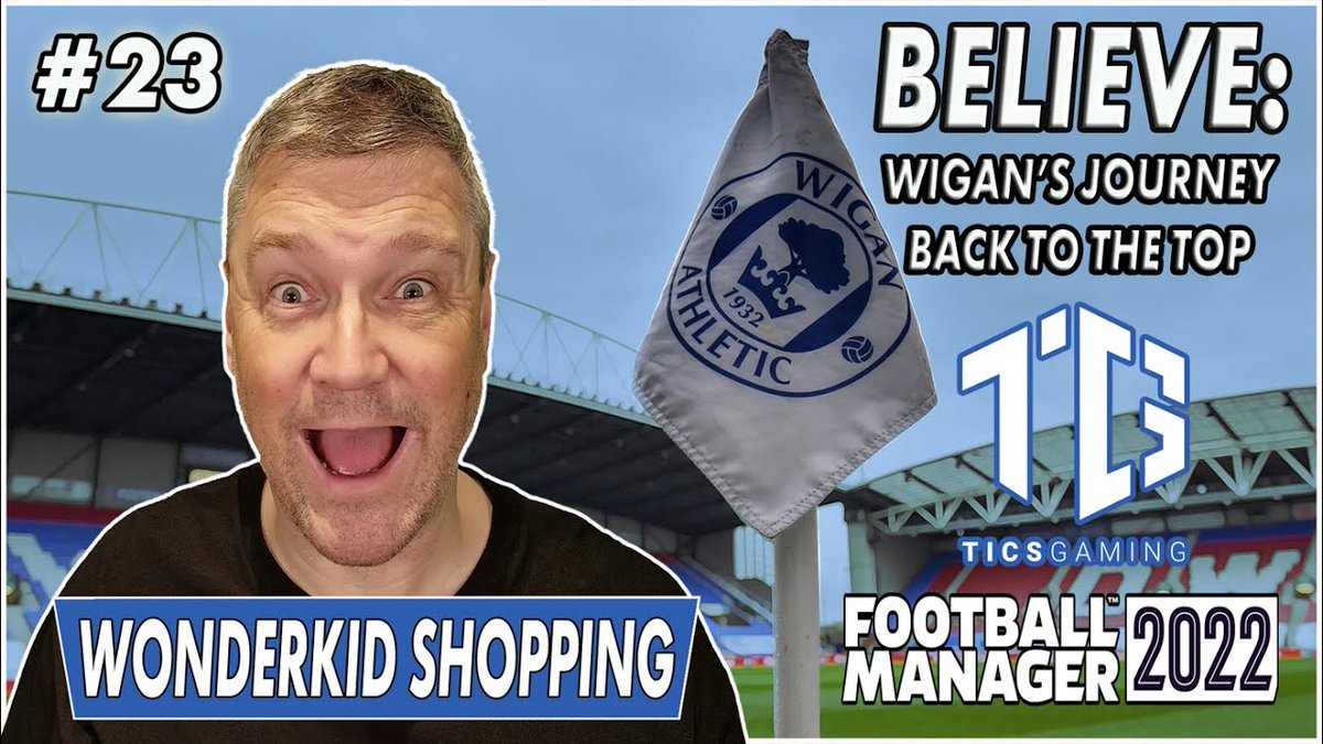 priisek's tweet photo. The very latest from your Official YouTube channel @LaticsOfficial

BELIEVE: WIGAN ATHLETIC | PART 23 | #fm22 #footballmanager 

Enjoy the ride 💥🔥👌#tics #latics 
@LaticsGaming @TicsTalk 

👇👇 LINK BELOW 👇👇 https://t.co/1BYFVTpCD5