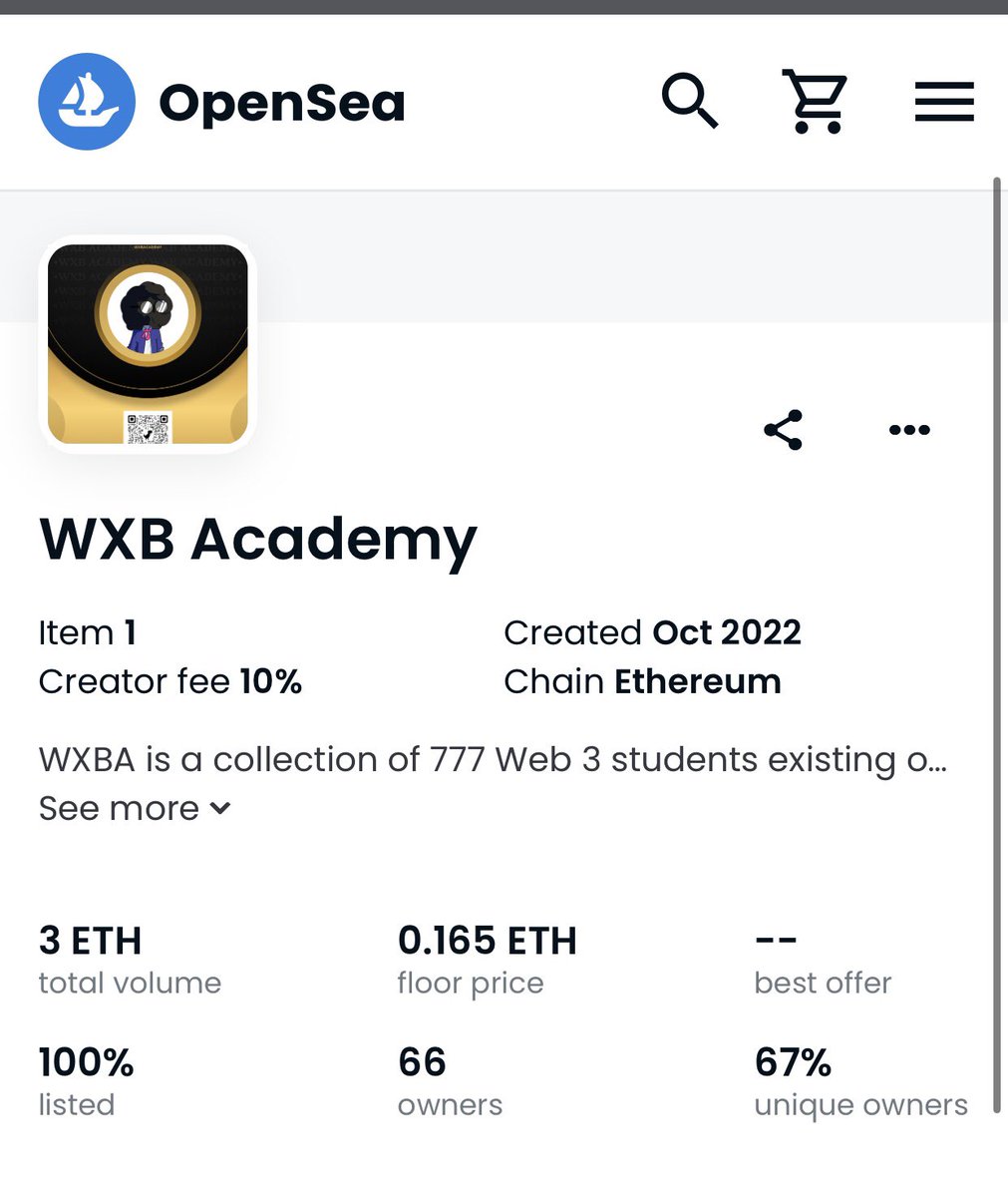 WXB_NFT's tweet photo. Over the past months, as a community we’ve grown and provided value added opportunities to our holders and members, we’ve brought in people who knew nothing about NFTs and Web3 and educated them while also showing them ways by which they can harness the power and make a living. https://t.co/ONAErzoSKM