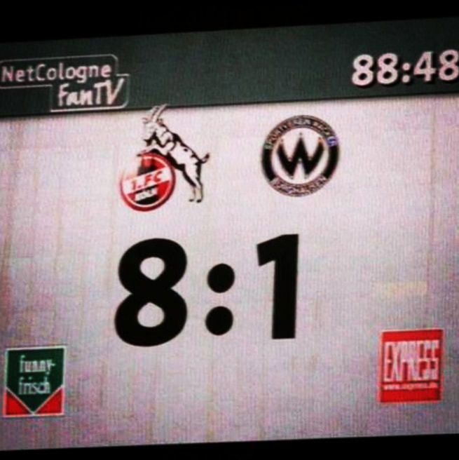 generation_dsf's tweet image. 7:1... Da hat (sich) #Werder doch noch ganz schön #Wacker geschlagen... 🔴⚪🐟🥊🤕
#effzeh #fcköln #fckölle #köln #kölle #cologne #colonia #rutunwiess #fußball
#bundesliga #koesvw #bremen #svw #torfestival #burghausen #burghausensyndrom
