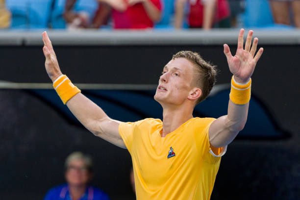 tennis_phil's tweet photo. Jiri lehecka beats Felix auger aliassime 4-6 6-3 7-6 7-6 in the 4th round of the Australian Open #lehecka #round4 #australianopen2023 ( Getty ) https://t.co/N1DDpca7tx