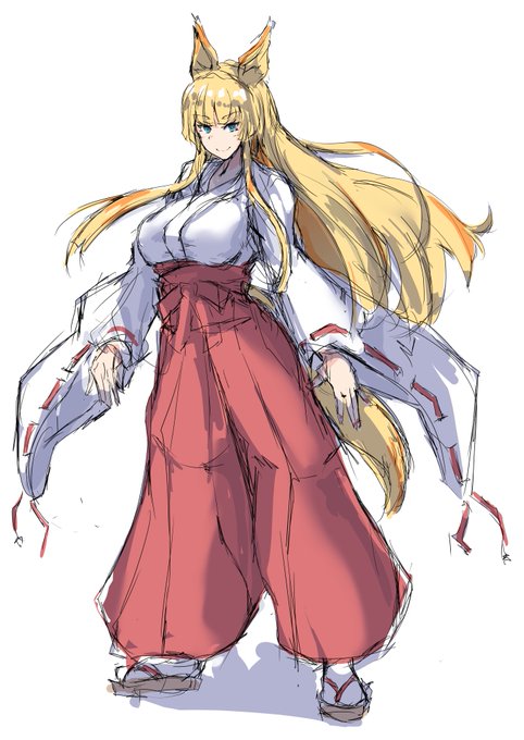 狐耳ちゃんが大好きです #オリキャラは性癖の見本市 