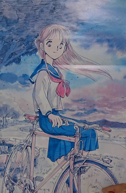 少し前の画像変換ソフトこれは中々面白いと思った。自分じゃ絶対にこんな風に塗れないし。最近のAIより自転車はしっかりしてる(^_^;) 