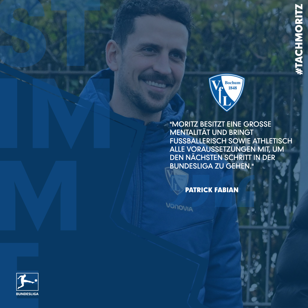 VfLBochum1848eV's tweet photo. 🗣️ #TachMoritz
👉 https://t.co/VKTfstMWsO https://t.co/uVCH7HU9lK