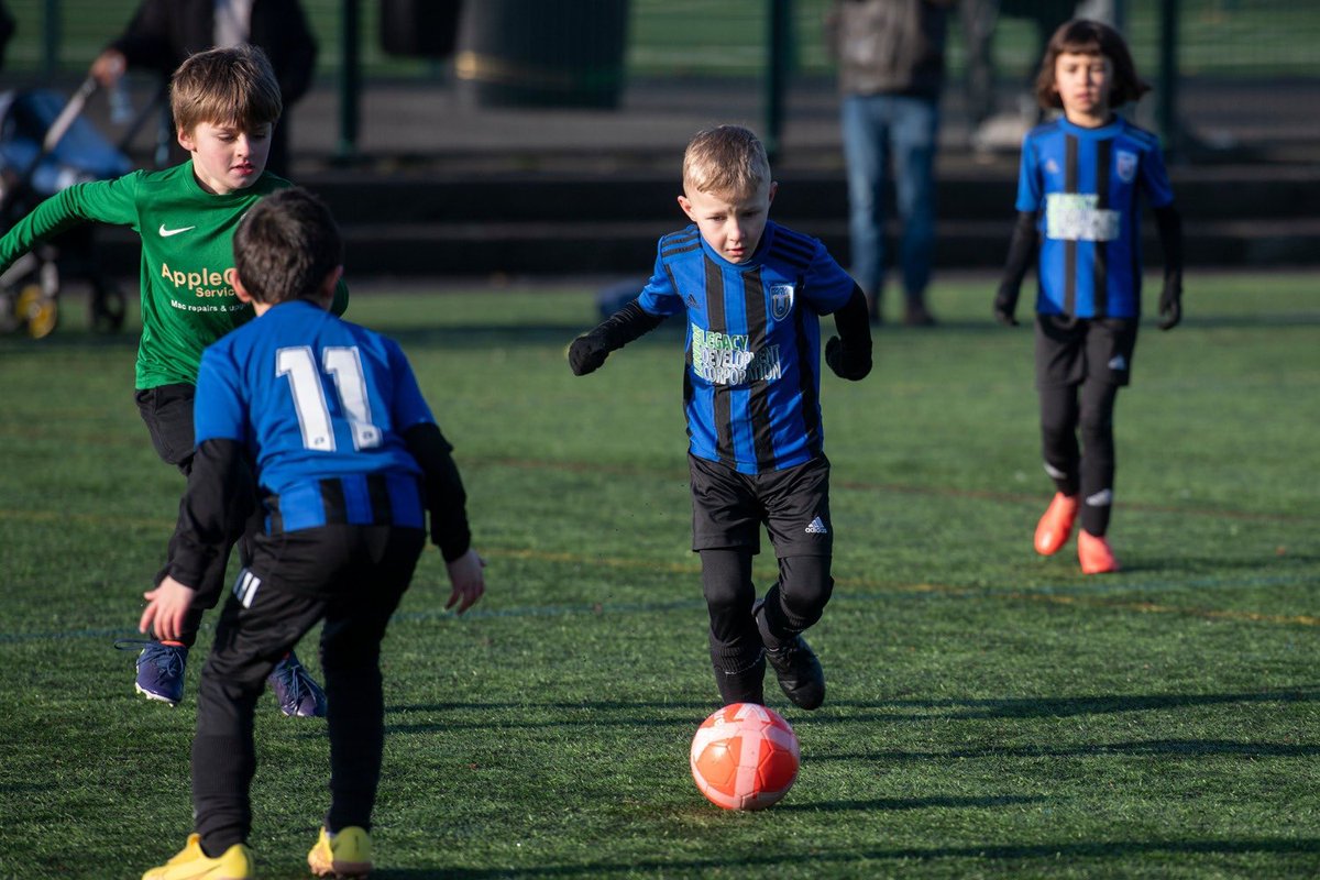 So proud of my son getting his #hatrick for #footballignites #yesterday ⚽️⚽️⚽️💙 #football #under8 #saturdayfootball