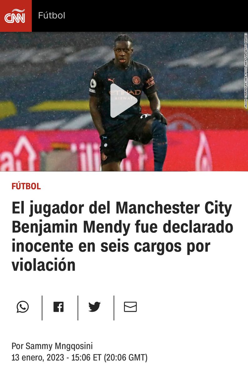 Estuvo un año en prisión, le han destrozado la vida a él y a su familia, le expulsaron del club.

Abrió telediarios, programas  de radio exclusivos y cubrió portadas de periódicos durante meses.

Ha sido declarado inocente por unanimidad del jurado. 

¿Quien repara el daño ahora?