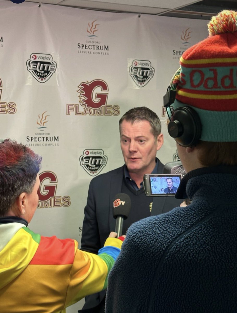 An honour to DJ Pride night at @GfdSpectrum for @flamesicehockey vs @cardiffdevils last night, wearing pride colours representing diversity and inclusivity. #youcanplay #hockeyisforeveryone