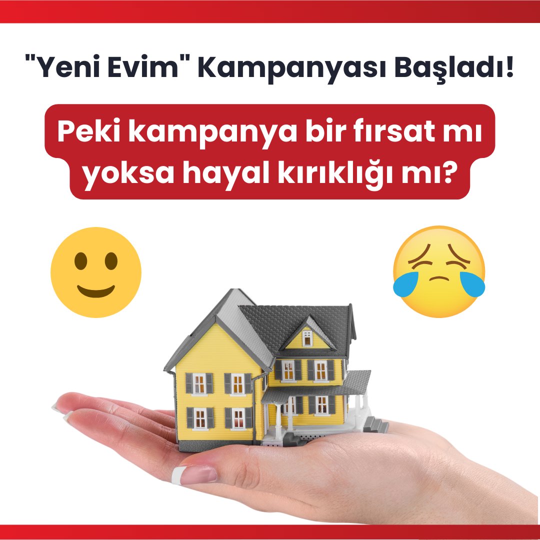 'Yeni Evim' kampanyası başladı. Peki kampanya bir fırsat mı yoksa hayal kırıklığı mı?

Detaylı bilgi Instagram hesabımda.

instagram.com/p/CnqwUFtvkii/…

#yenievim #ilkevim #konutprojesi #konutkredisi #konutkampanyası