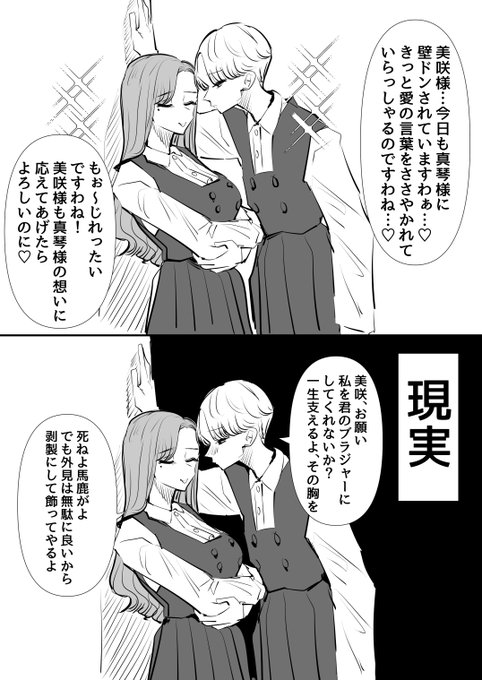 美女美女の理想と現実 
