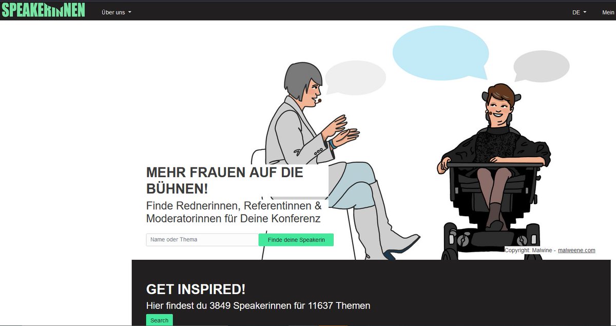 Speakerinnen tweet media