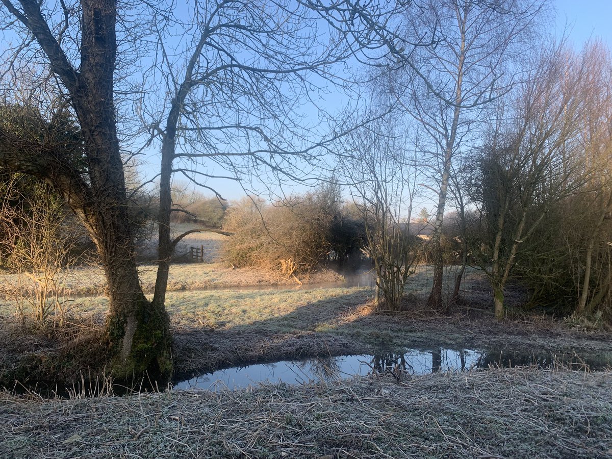 LNevilleRolfe's tweet photo. Extraordinary flooding in the #Nadder Valley this week and now a frozen winter #wonderland Pictures from #Wilton #Chilmark and #Tisbury - looking like a Dutch painting @VisitWiltshire https://t.co/9nGF9BCQKi