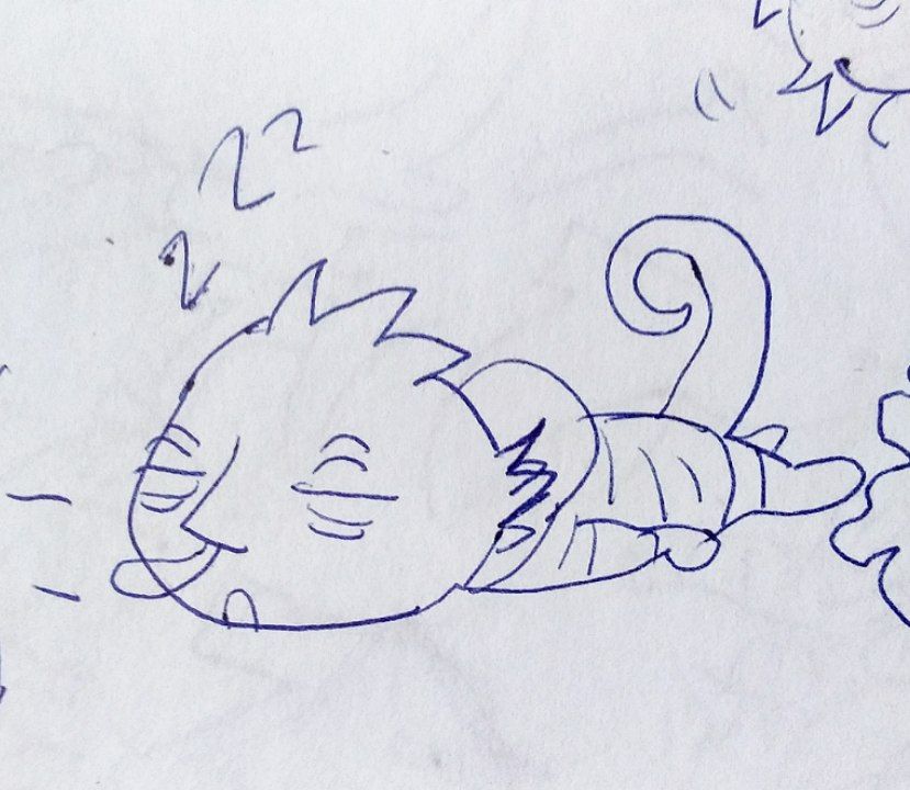 my tiny scalesona cuz apperently thats the right word for it and i never had an actual FURsona.... 