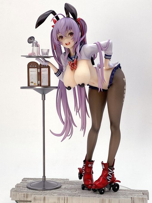 【フィギュア紹介】ツインテちゃん
搾乳ミルクをサービスしてくれる逆バニーウェイトレス
という性癖てんこ盛りのフィギュアになります。 