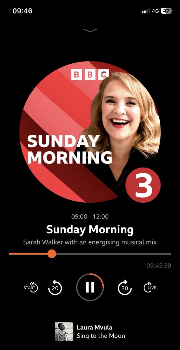 It makes me unbelievably happy to hear radio programs* play <a href="/lauramvula/">LAURA MVULA</a>’s music!

Sing to the Moon this morning, a choral arrangement sung by the Chapel Choir of Pembroke College, Cambs conducted by <a href="/annalapwood/">Anna Lapwood</a>. Listen if you haven’t already ❤️

*in addition to <a href="/SonicBloomPod/">𝚂𝚘𝚗𝚒𝚌 𝙱𝚕𝚘𝚘𝚖 𝚘𝚗 𝚁𝚃𝙼.𝙵𝙼</a>😂
