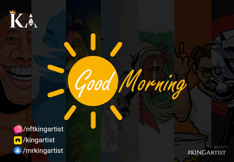 GM 🌤️⚡☕❤️
#KINGArtist #NFTCommunity #Web3