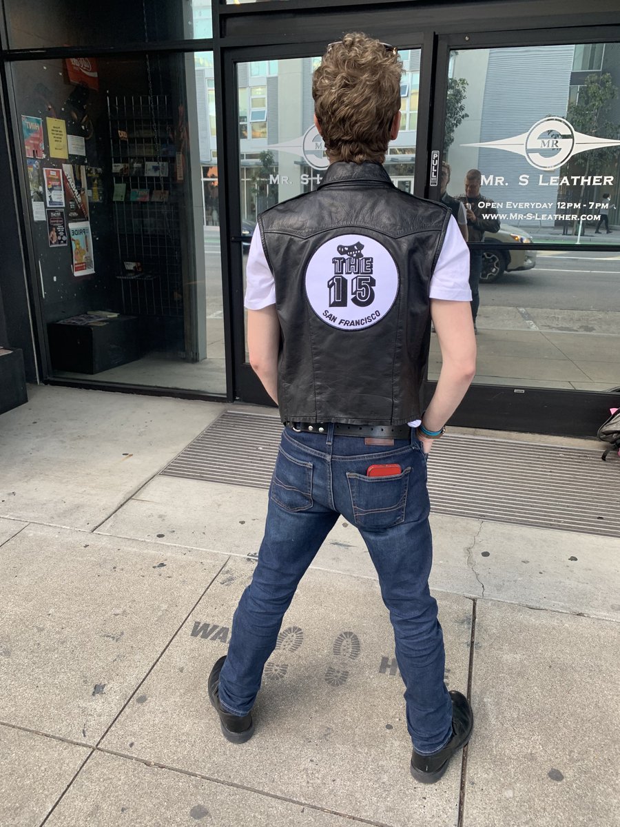 There is something powerful you feel when you put on our club colors for the first time. Member <a href="/CodyCuck/">Cody / Pup Vapor</a> wearing his just after picking his vest up from <a href="/MrSLeather/">Mr-S-Leather</a>.